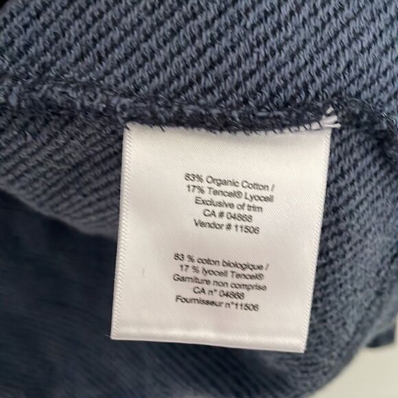 Mec Organic Cotton Blue Hooded Cardigan Size Small - Picture 4 of 5